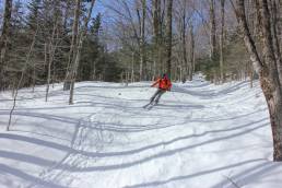 Skiing the Carriage Road