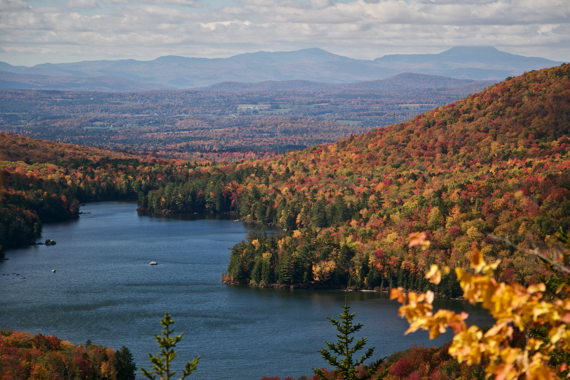 Fall foliage in Vermont 
