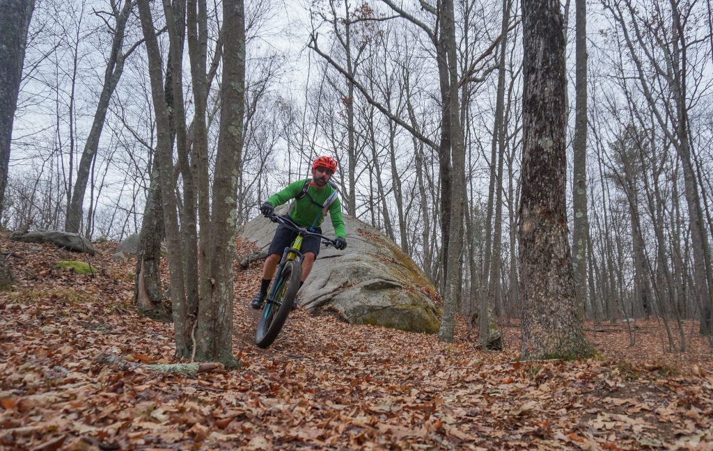Fall mountain biking in Vietnam Massachusetts 