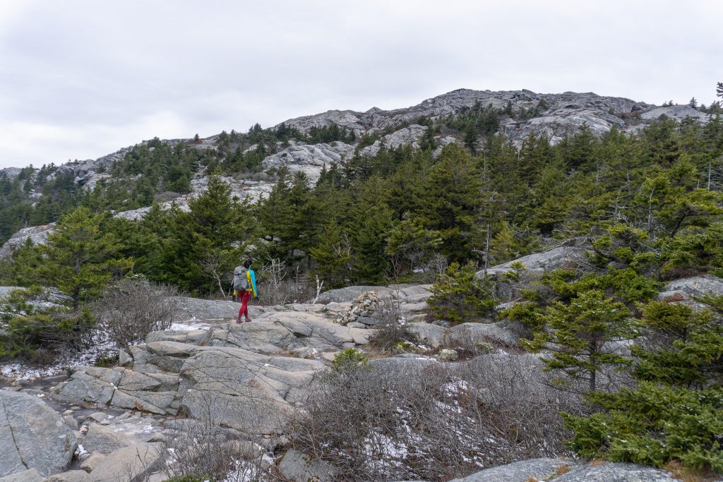 Approaching the summit of Mount Monadnock 