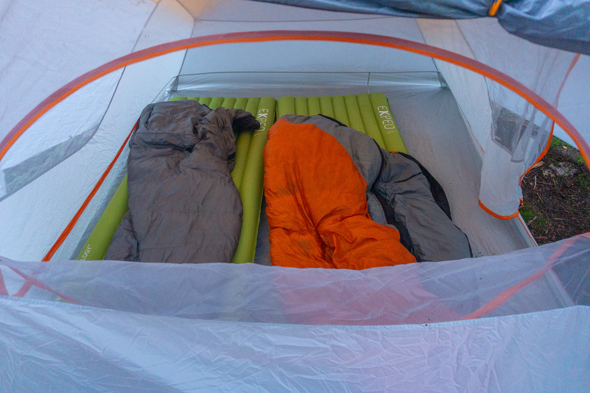 Exped sleeping pads and EMS sleeping bags 