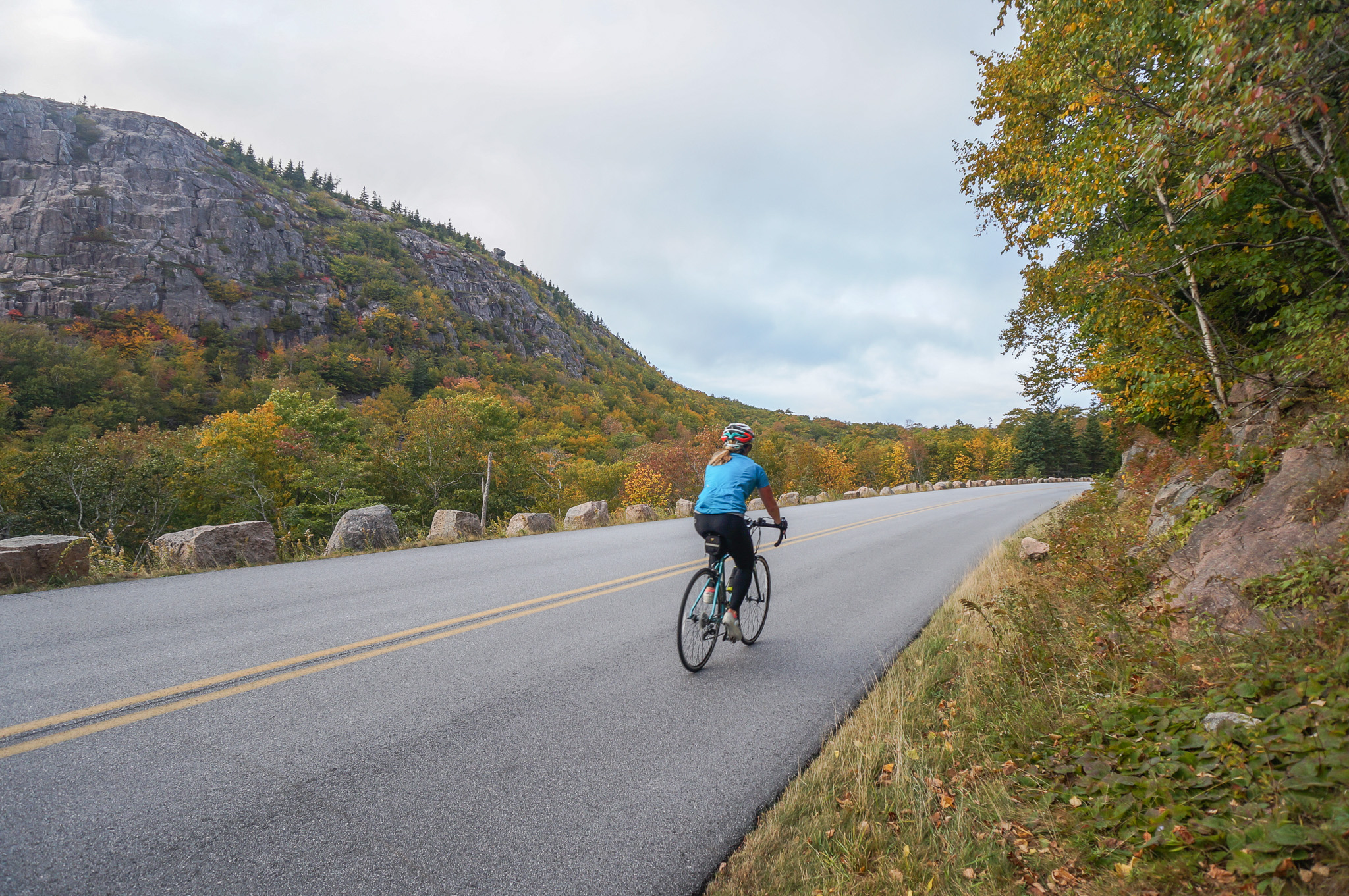 Fall Cycling in Acadia