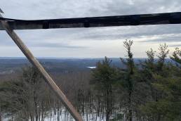 View from fire tower in Western Massachusetts