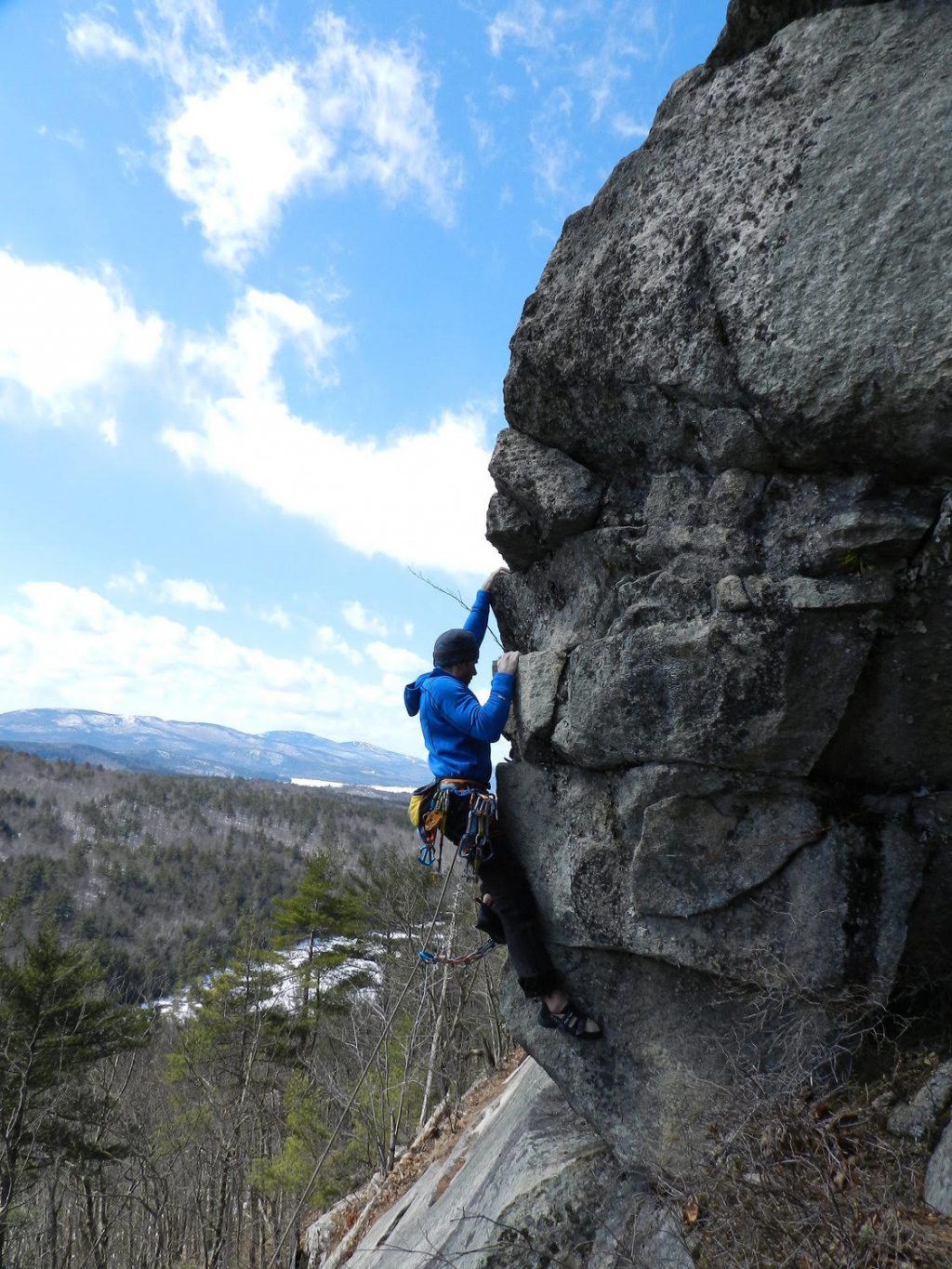 Climbing Longstack Precipice a lesser-known NH climbing destination 