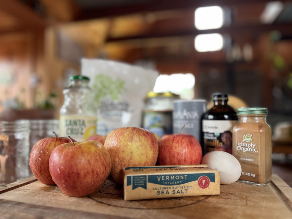 Wilderness-Ready Mason Jar Gluten-Free Apple Pie Ingredients 