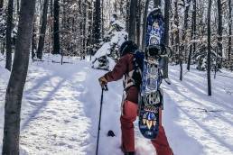 Approach skis in the backcountry
